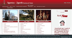Desktop Screenshot of comune.sgonico.ts.it